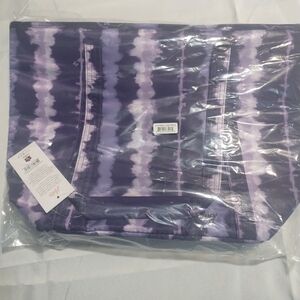 Lug Scramble Insulated Tote shibori purple
